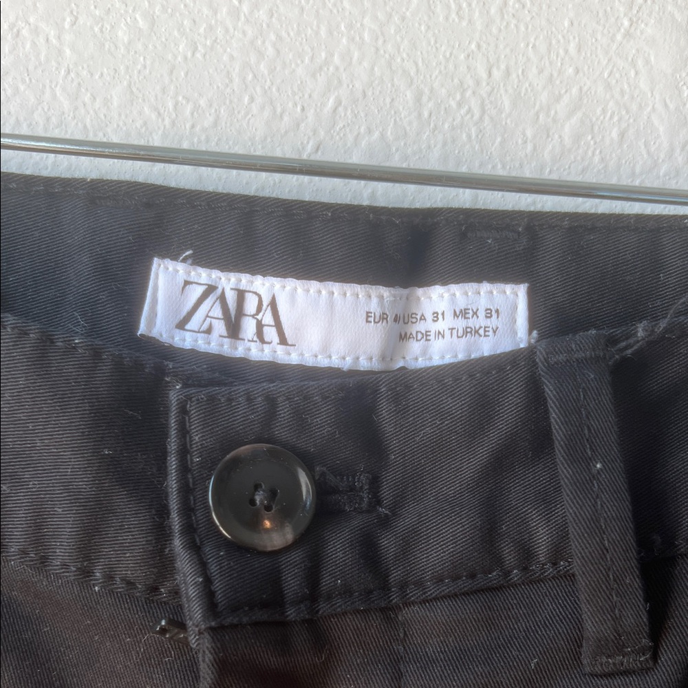 Zara Men's Classic Black Dress Pants - Picture 2 of 5